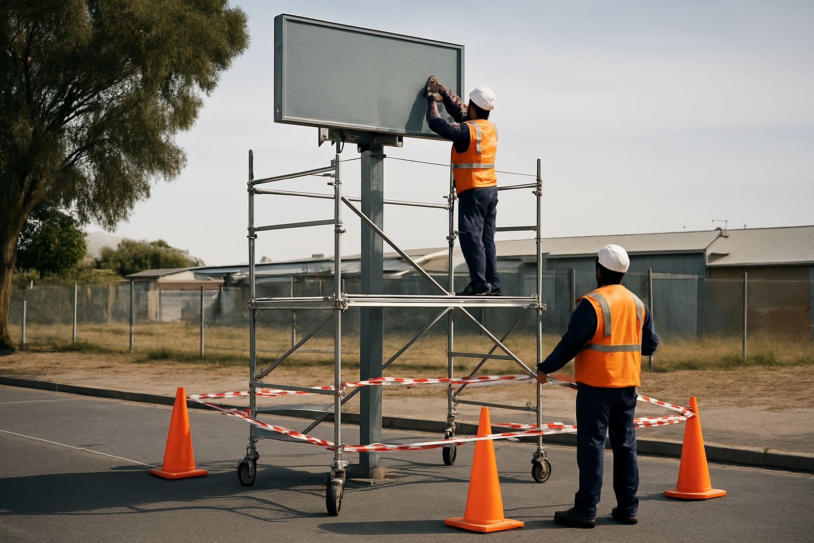 Forecourt Sign Access