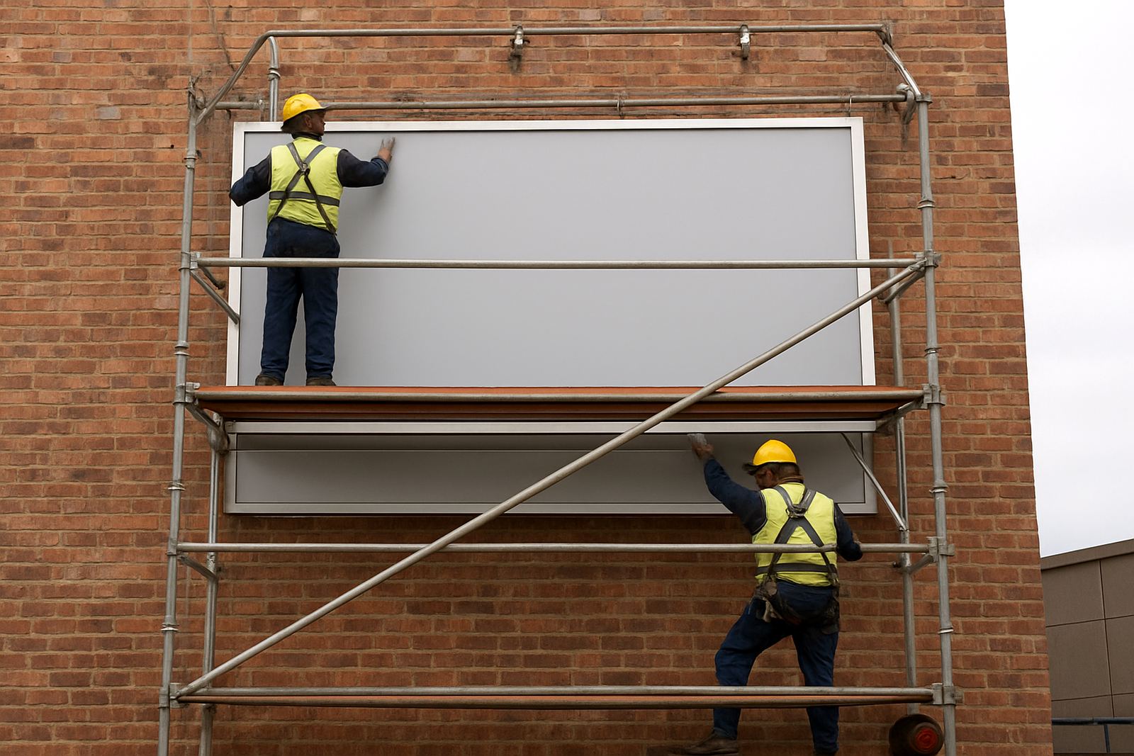 Scaffold For Signage